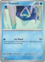 Pokemon TCG - Scarlet & Violet: Paradox Rift - 037/182 Common - Snorunt