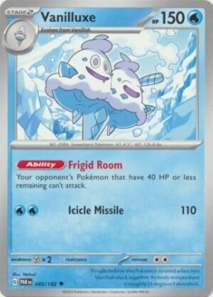 Pokemon TCG - Scarlet & Violet: Paradox Rift - 045/182 Uncommon - Vanilluxe