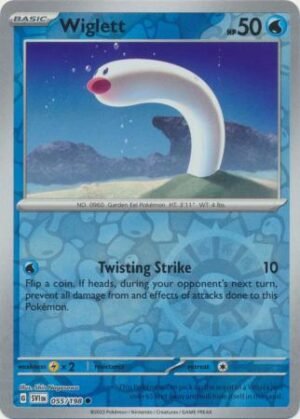 Pokemon TCG - Scarlet & Violet - 055/198 Common Reverse Holo - Wiglett