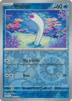 Pokemon TCG - Scarlet & Violet - 056/198 Common Reverse Holo - Wiglett