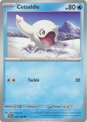 Pokemon TCG - Scarlet & Violet - 058/198 Common - Cetoddle