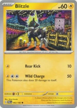Pokemon TCG - Scarlet & Violet: Paradox Rift - 062/182 Common - Blitzle