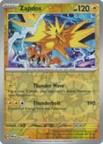Pokemon TCG - Scarlet & Violet: Twilight Masquerade - 065/167 Holo Rare Reverse Holo - Zapdos