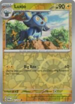 Pokemon TCG - Scarlet & Violet: Twilight Masquerade - 067/167 Common Reverse Holo - Luxio