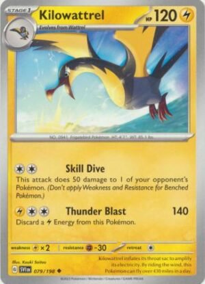 Pokemon TCG - Scarlet & Violet - 079/198 Uncommon - Kilowattrel