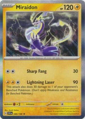 Pokemon TCG - Scarlet & Violet - 080/198 Holo Rare - Miraidon