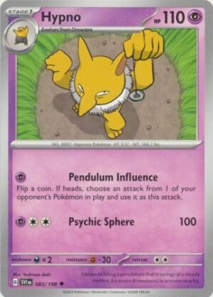 Pokemon TCG - Scarlet & Violet - 083/198 Uncommon - Hypno