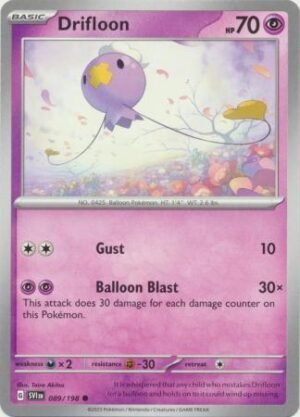 Pokemon TCG - Scarlet & Violet - 089/198 Common - Drifloon
