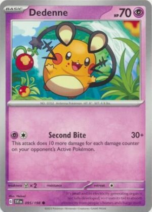 Pokemon TCG - Scarlet & Violet - 095/198 Common - Dedenne