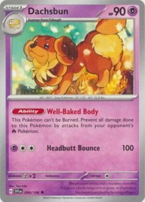 Pokemon TCG - Scarlet & Violet - 099/198 Uncommon - Dachsbun