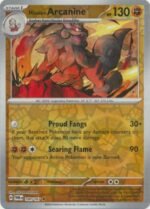 Pokemon TCG - Scarlet & Violet: Twilight Masquerade - 100/167 Holo Rare Reverse Holo - Hisuian Arcanine