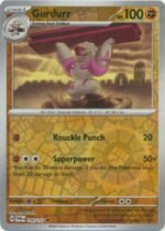 Pokemon TCG - Scarlet & Violet: Twilight Masquerade - 104/167 Common Reverse Holo- Gurdurr