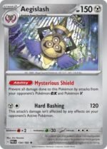 Pokemon TCG - Scarlet & Violet: Paradox Rift - 134/182 Non-Holo Rare - Aegislash