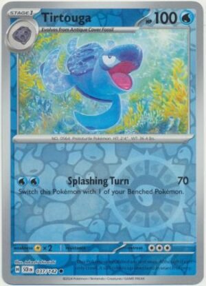 Pokemon TCG - Scarlet & Violet: Stellar Crown - 037/142 Common Reverse Holo - Tirtouga