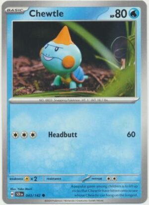 Pokemon TCG - Scarlet & Violet: Stellar Crown - 043/142 Common - Chewtle