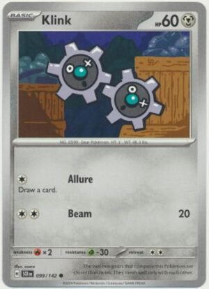 Pokemon TCG - Scarlet & Violet: Stellar Crown - 099/142 Common - Klink
