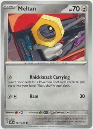 Pokemon TCG - Scarlet & Violet: Stellar Crown - 103/142 Common - Meltan