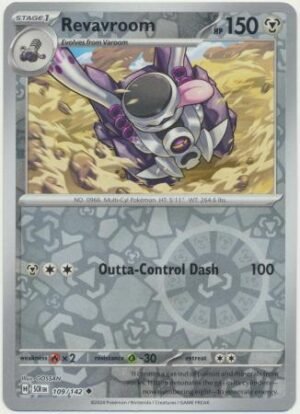 Pokemon TCG - Scarlet & Violet: Stellar Crown - 109/142 Common - Revavroom
