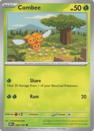 Pokemon TCG - Scarlet & Violet: Obsidian Flames - 008/197 Common - Combee