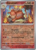 Pokemon TCG - Scarlet & Violet: Obsidian Flames - 032/197 Uncommon Reverse Holo - Camerupt