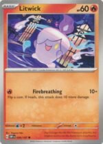 Pokemon TCG - Scarlet & Violet: Obsidian Flames - 036/197 Common - Litwick