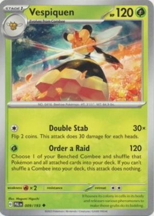 Pokemon TCG - Scarlet & Violet: Paldea Evolved - 009/193 Uncommon - Vespiquen