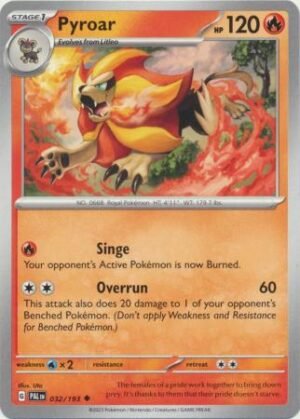 Pokemon TCG - Scarlet & Violet: Paldea Evolved - 032/193 Uncommon - Pyroar