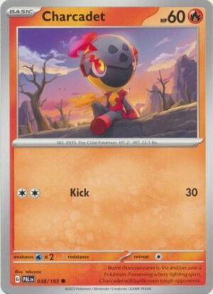 Pokemon TCG - Scarlet & Violet: Paldea Evolved - 038/193 Common - Charcadet