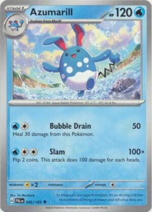 Pokemon TCG - Scarlet & Violet: Paldea Evolved - 045/193 Uncommon - Azumarill