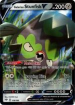 Pokemon TCG - Sword & Shield: Darkness Ablaze - 128/189 Ultra Rare - Galarian Stunfisk V 