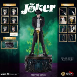 LEGENDARY BEAST STUDIOS – Joker 1/3 Scale Prestige Series Black Variant [Premier Edition] (DC)