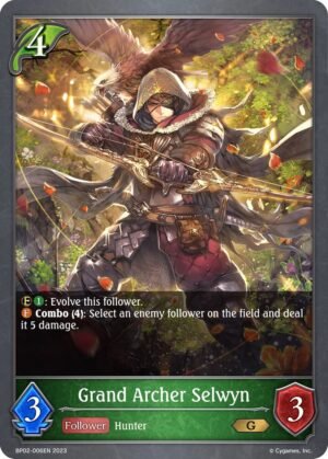 SHADOWVERSE EVOLVE - BP02-006EN Grand Archer Selwyn G