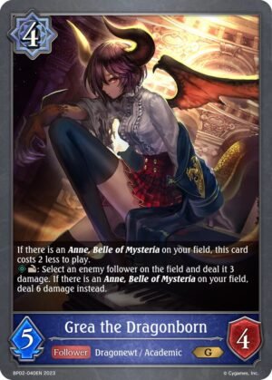 SHADOWVERSE EVOLVE - BP02-040EN Grea the Dragonborn G