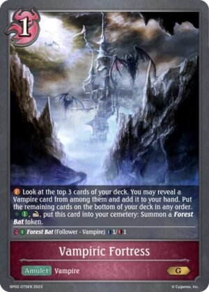 SHADOWVERSE EVOLVE - BP02-075EN Vampiric Fortress G