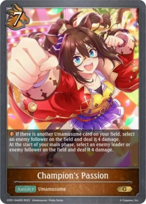 SHADOWVERSE EVOLVE - CP01-044EN Champion's Passion G