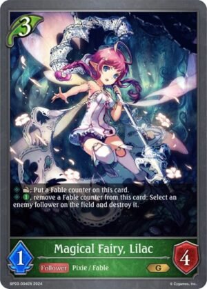 SHADOWVERSE EVOLVE - BP03-004EN Magical Fairy, Lilac G