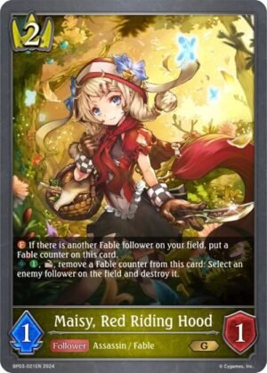 SHADOWVERSE EVOLVE - BP03-021EN Maisy, Red Riding Hood G