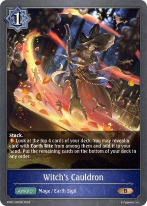 SHADOWVERSE EVOLVE - BP03-053EN Witch's Cauldron B