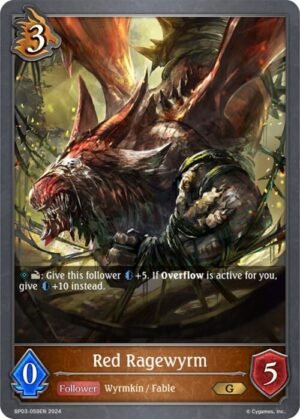 SHADOWVERSE EVOLVE - BP03-059EN Red Ragewyrm G