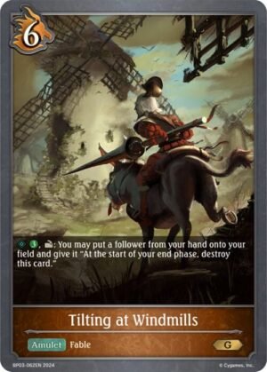 SHADOWVERSE EVOLVE - BP03-062EN Tilting at Windmills G