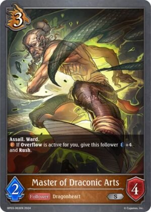 SHADOWVERSE EVOLVE - BP03-063EN Master of Draconic Arts S