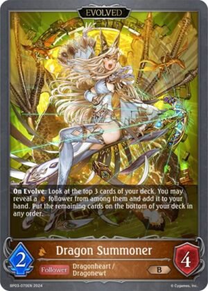 SHADOWVERSE EVOLVE - BP03-070EN Dragon Summoner B