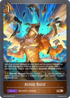 SHADOWVERSE EVOLVE - BP03-072EN Armor Burst B