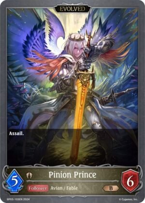 SHADOWVERSE EVOLVE - BP03-103EN Pinion Prince (Evolved) B