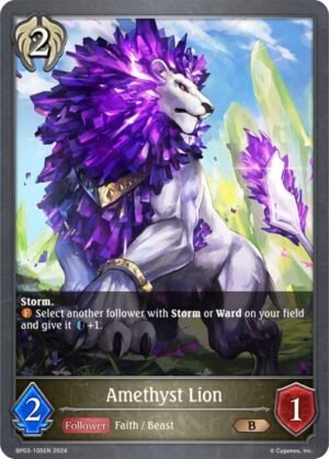 SHADOWVERSE EVOLVE - BP03-105EN Amethyst Lion B