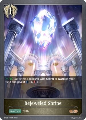 SHADOWVERSE EVOLVE - BP03-106EN Bejeweled Shrine B