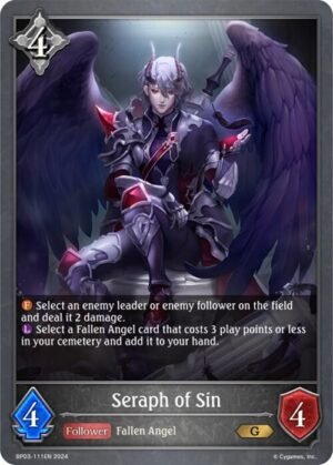SHADOWVERSE EVOLVE - BP03-111EN Seraph of Sin G