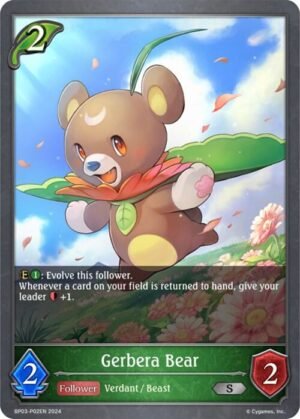 SHADOWVERSE EVOLVE - BP03-P02EN Gerbera Bear S (Foil)
