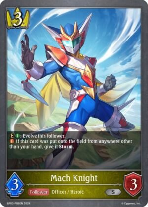 SHADOWVERSE EVOLVE - BP03-P08EN Mach Knight S (Foil)