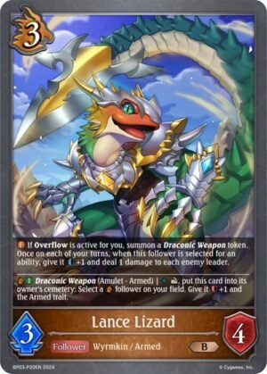 SHADOWVERSE EVOLVE - BP03-P20EN Lance Lizard B (Foil)
